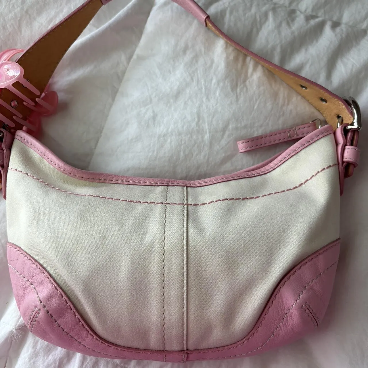 Coach Y2K Mini Pink Soho Hobo Bag🫐🪻