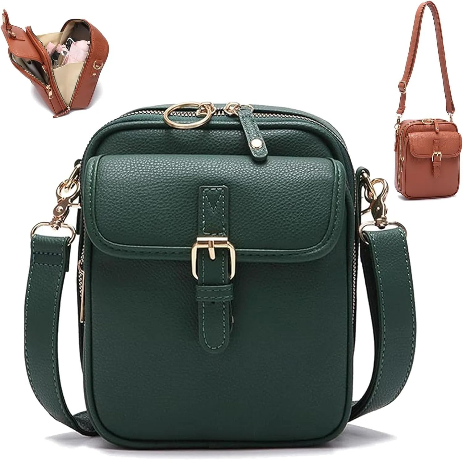 Collaboraten1 Crossbody Leather Bag, Urvashi Crossbody Leather Bag, Tojoyride Crossbody Bag