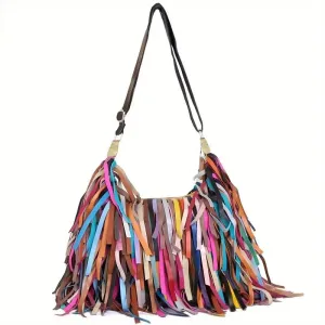 Color Block Tassel -Purse