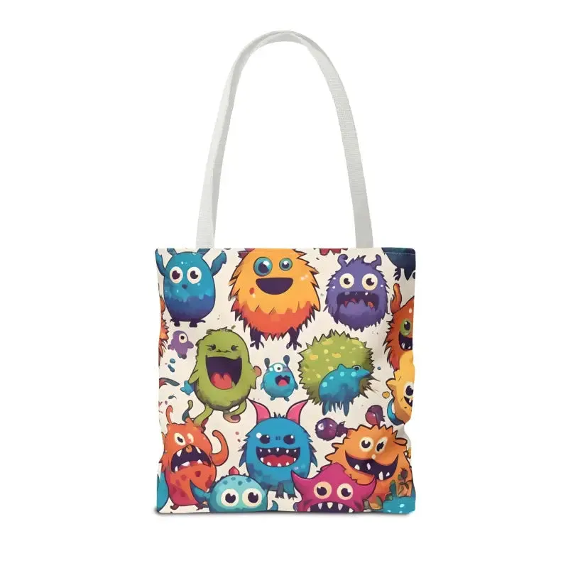 Colorful Cute Monsters Tote Bag for Trendy Fashion