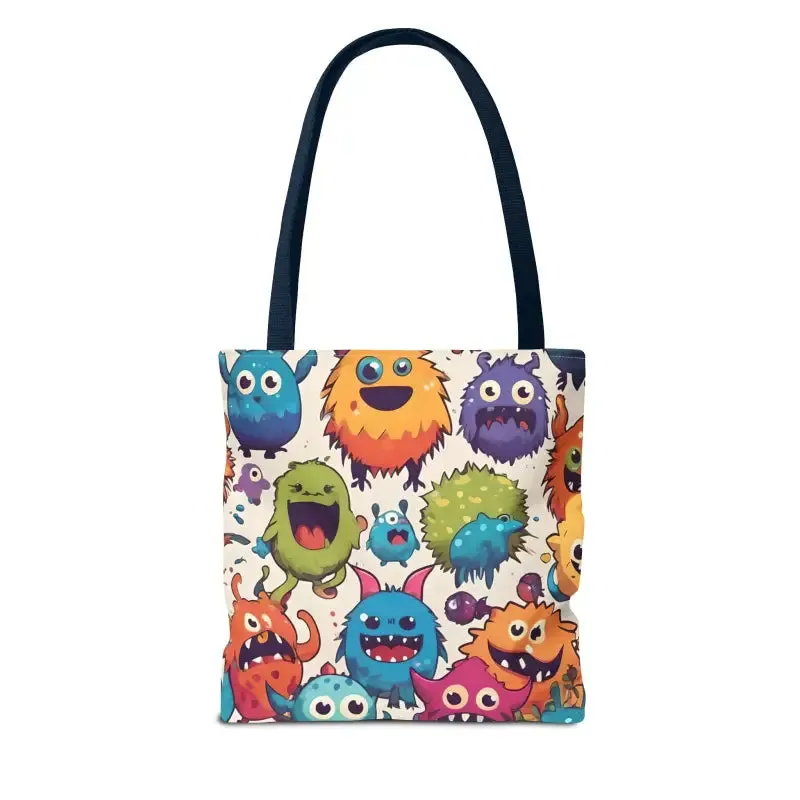 Colorful Cute Monsters Tote Bag for Trendy Fashion
