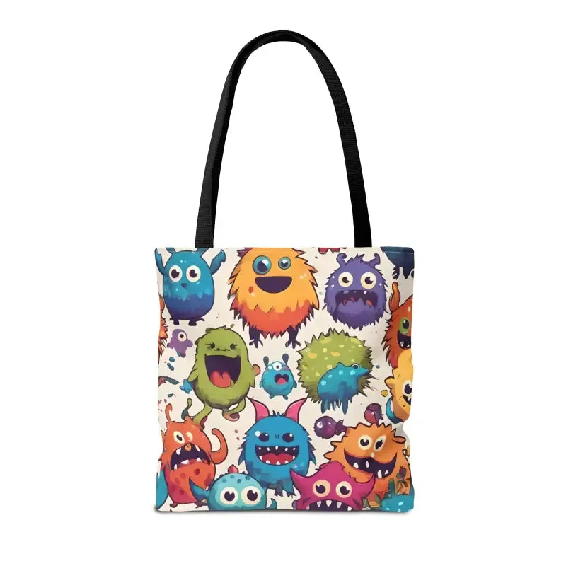 Colorful Cute Monsters Tote Bag for Trendy Fashion