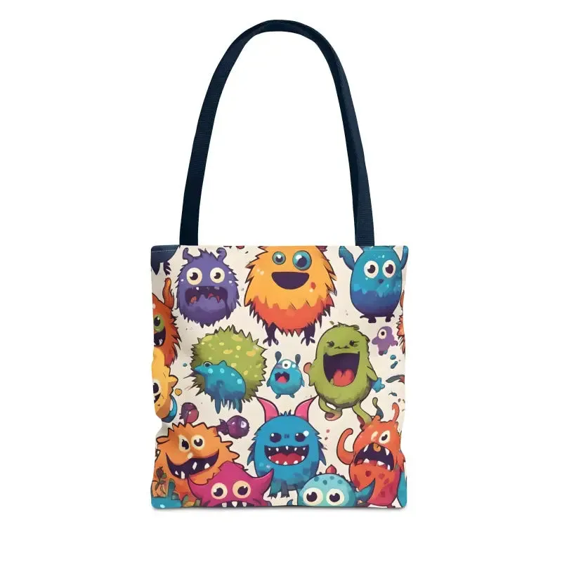 Colorful Cute Monsters Tote Bag for Trendy Fashion