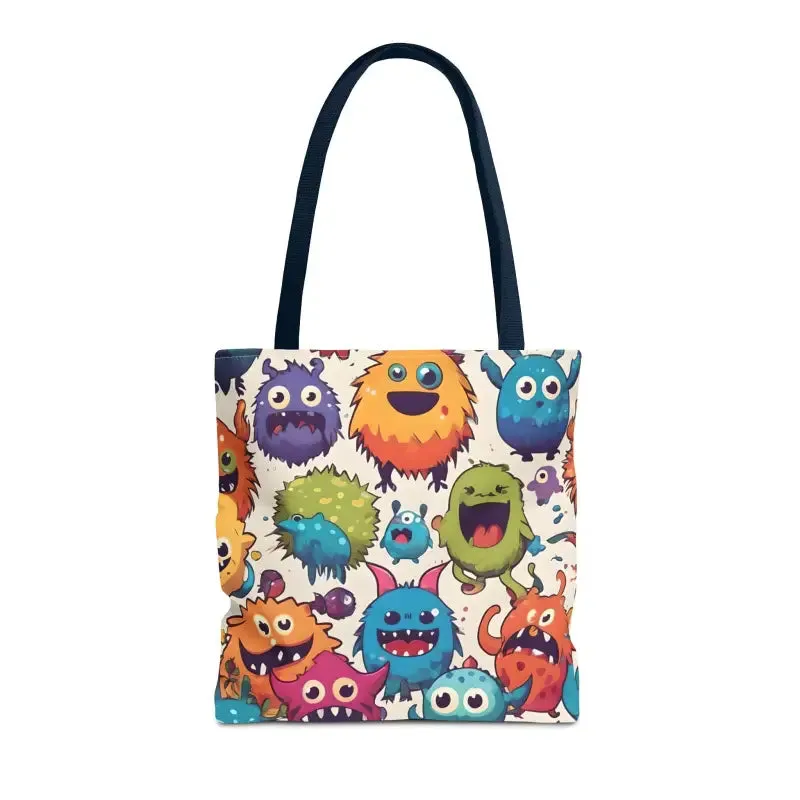 Colorful Cute Monsters Tote Bag for Trendy Fashion