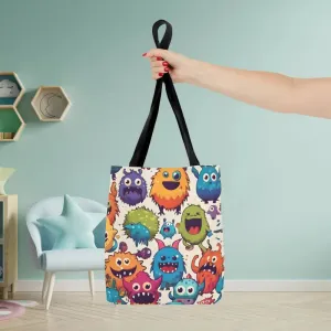 Colorful Cute Monsters Tote Bag for Trendy Fashion
