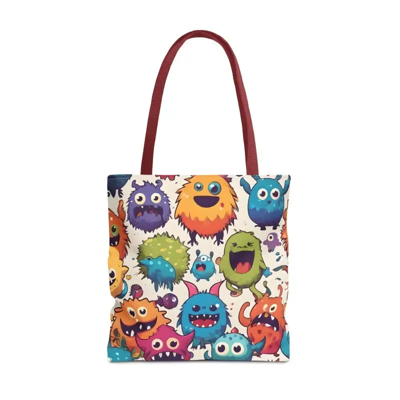 Colorful Cute Monsters Tote Bag for Trendy Fashion