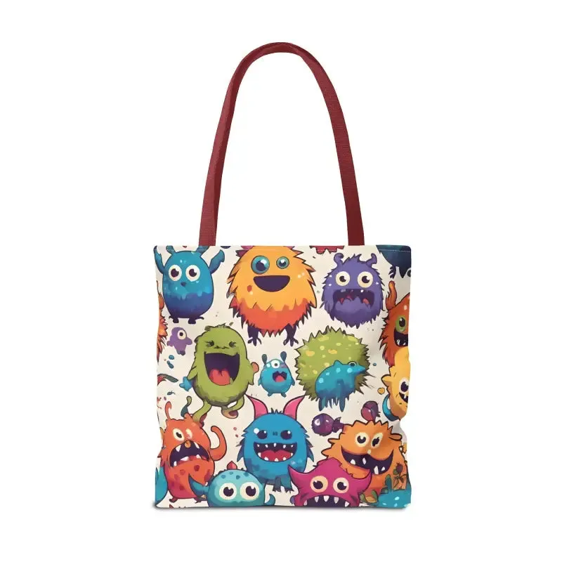 Colorful Cute Monsters Tote Bag for Trendy Fashion