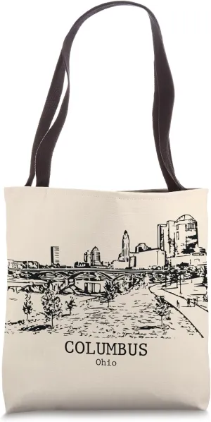Columbus Ohio Vintage Retro Travel Souvenir Tote Bag