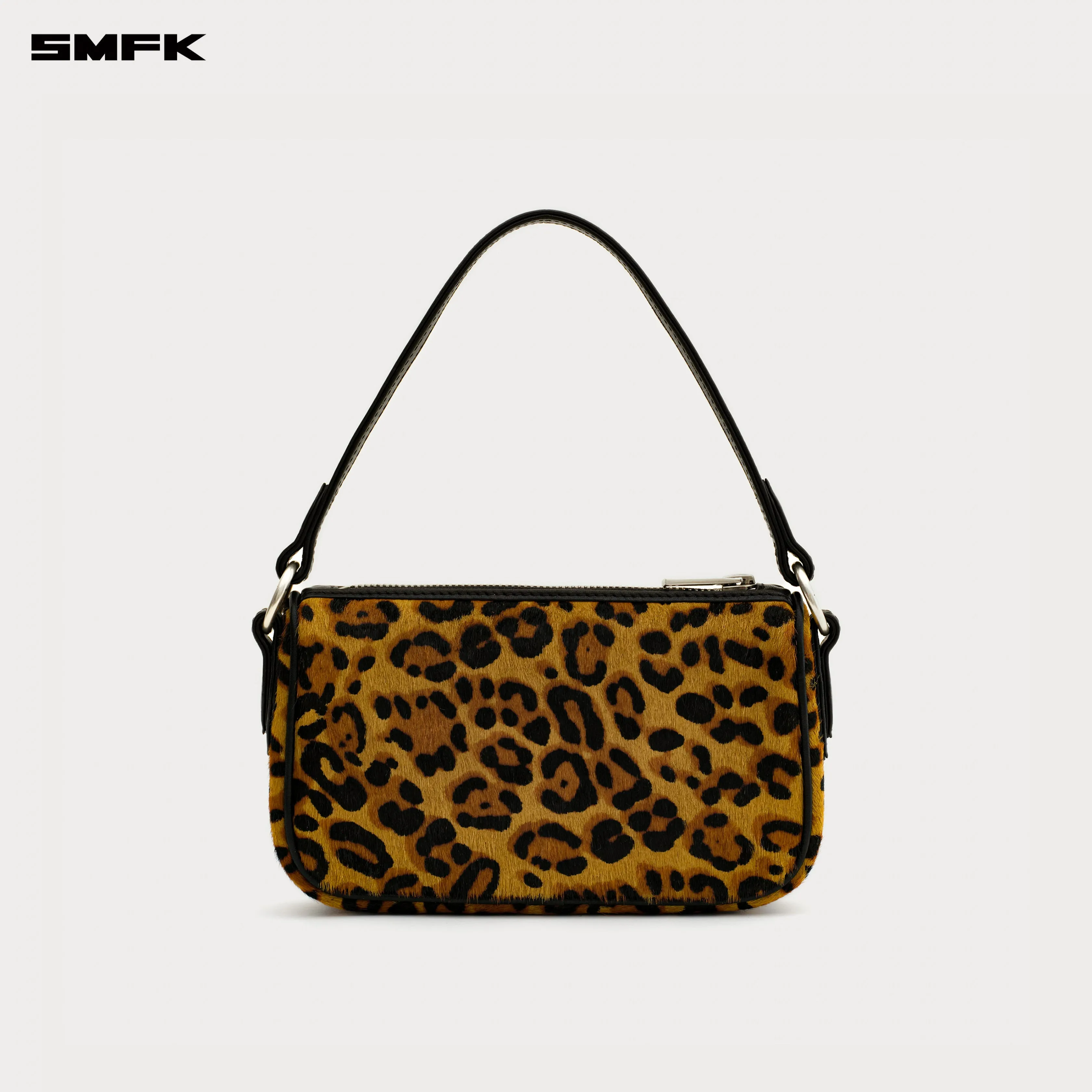 COMPASS BADGE Cross Leopard Bag (Small)