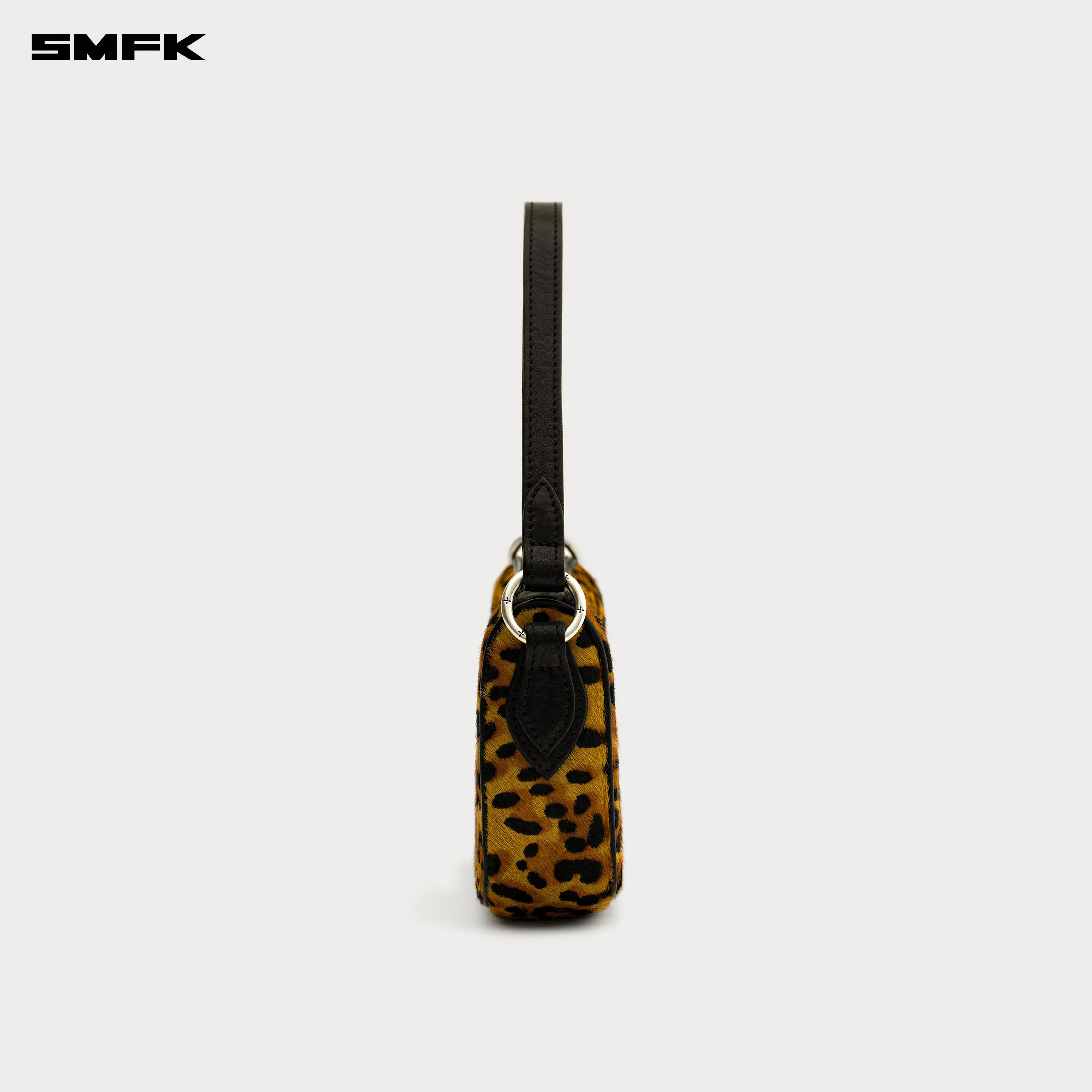 COMPASS BADGE Cross Leopard Bag (Small)