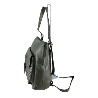 Cord Leather Backpack