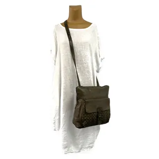Cord Leather Backpack