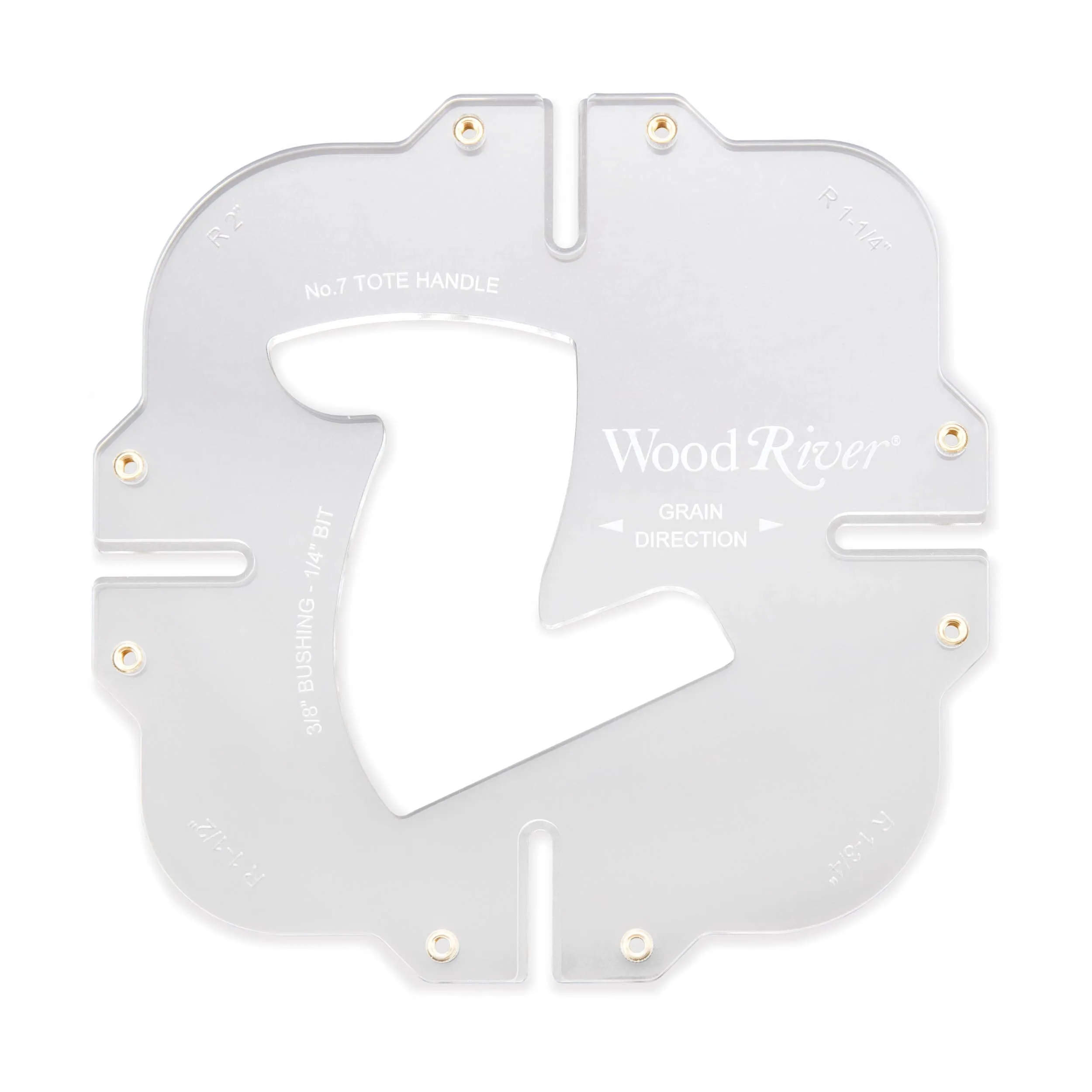 Corner Radius Router Jig Template Set - 3 Piece
