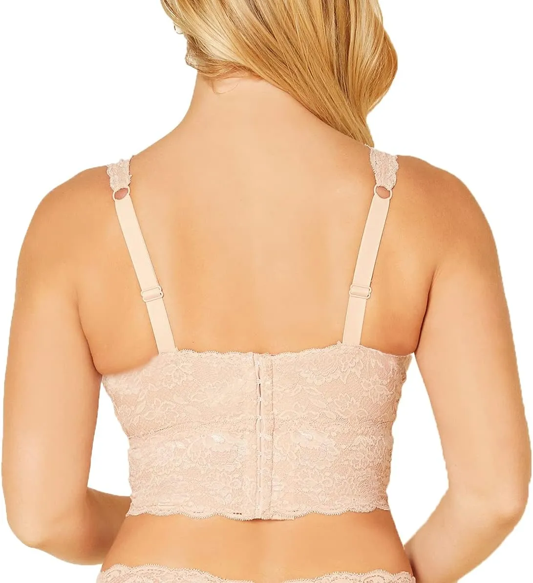 Cosabella Womens Say Never Plungie Longline Curvy Bralette