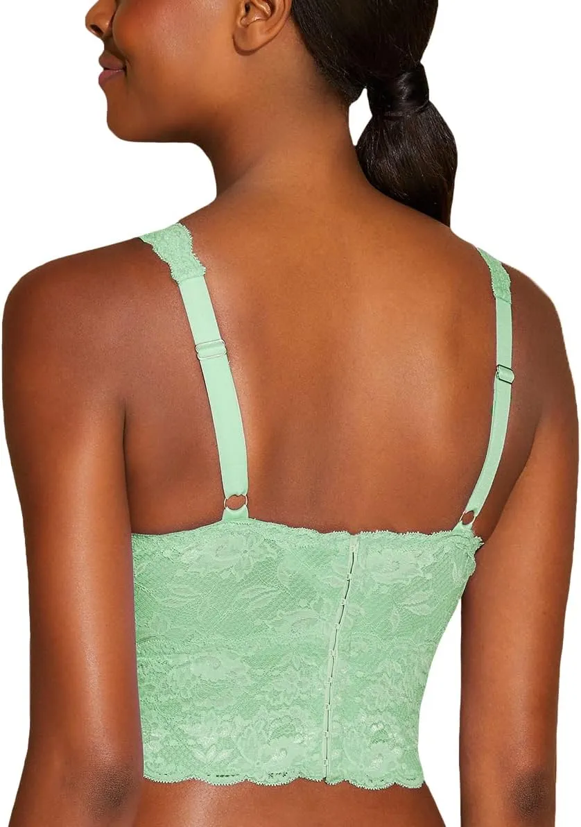Cosabella Womens Say Never Plungie Longline Curvy Bralette