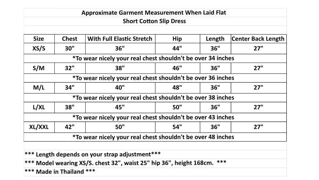 Cotton Full Slip Under Dress Knee Length Adjustable Spaghetti Strap Undergarment Nightwear (S/M, White)