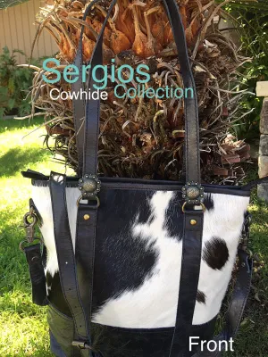 Cowhide leather Bag Tote