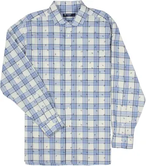 Cremieux Classics Men's Cotton Long Sleeve Button-Down Shirt with Pocket, Regular Sizes