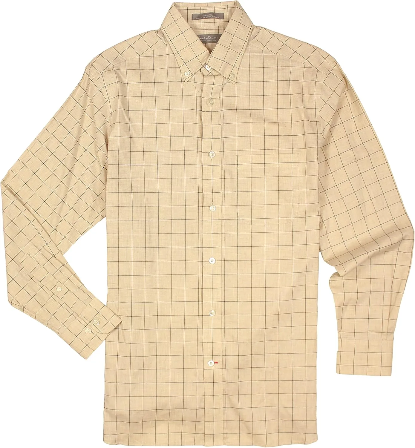 Cremieux Daniel Signature Collection Premium Cotton Men's Long Sleeve Shirt, Regular Sizes