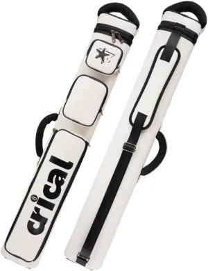 CRICAL Pool Cue Case 2x4 Hard Pool Stick Case Holds 2 Butts and 4 Shafts for Adults Billiard Cue Case with Soft Shoulder Straps
