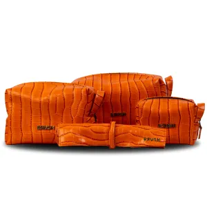 Crock Orange Travel Pouch