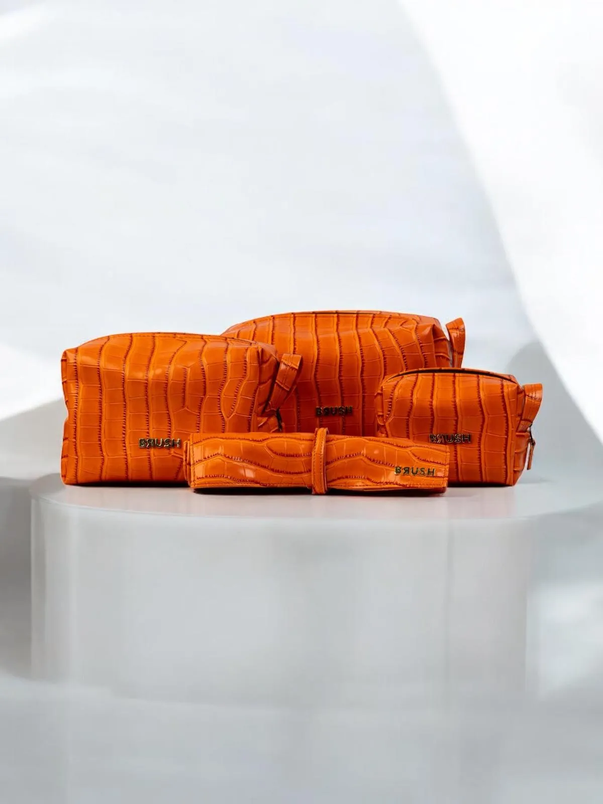 Crock Orange Travel Pouch