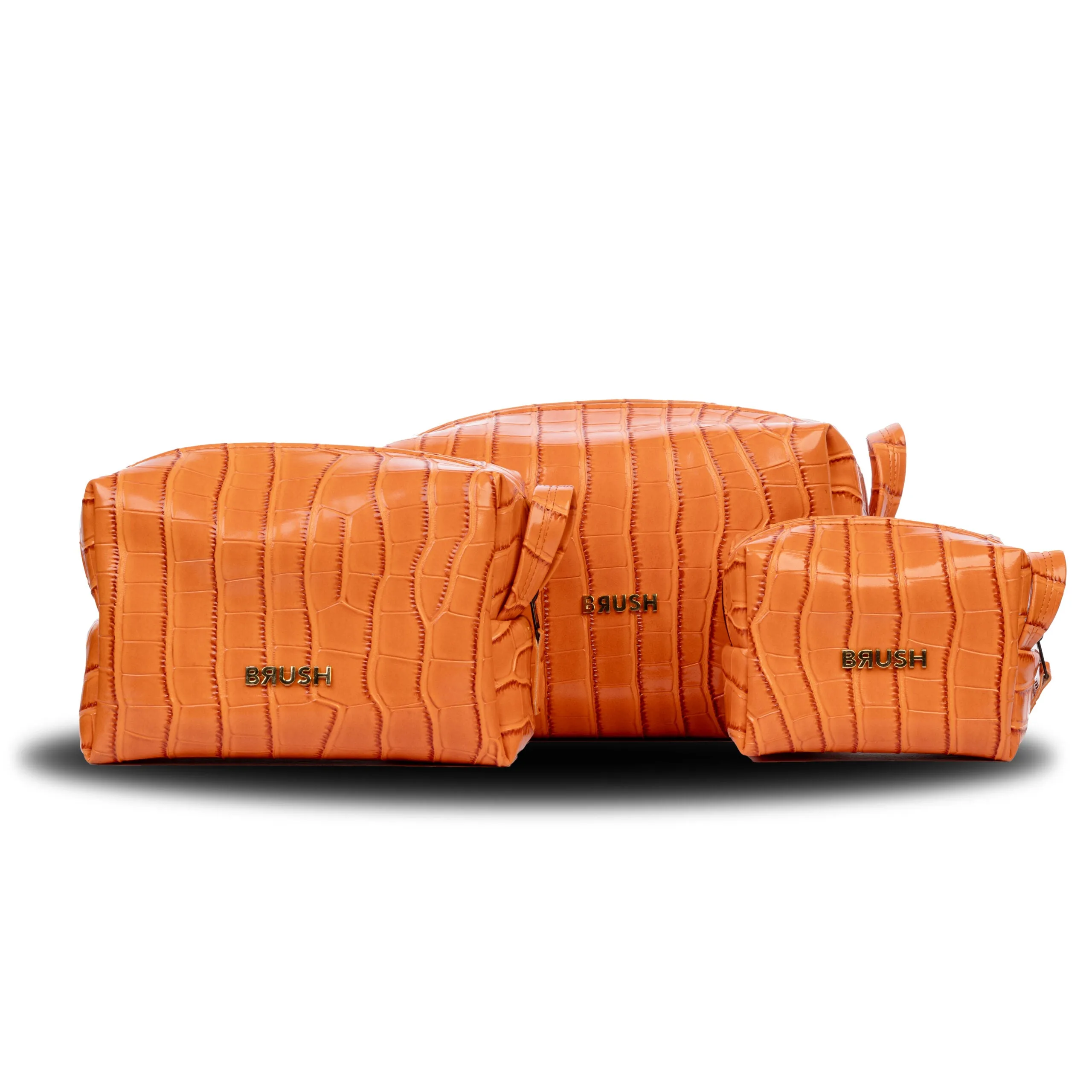 Crock Orange Travel Pouch