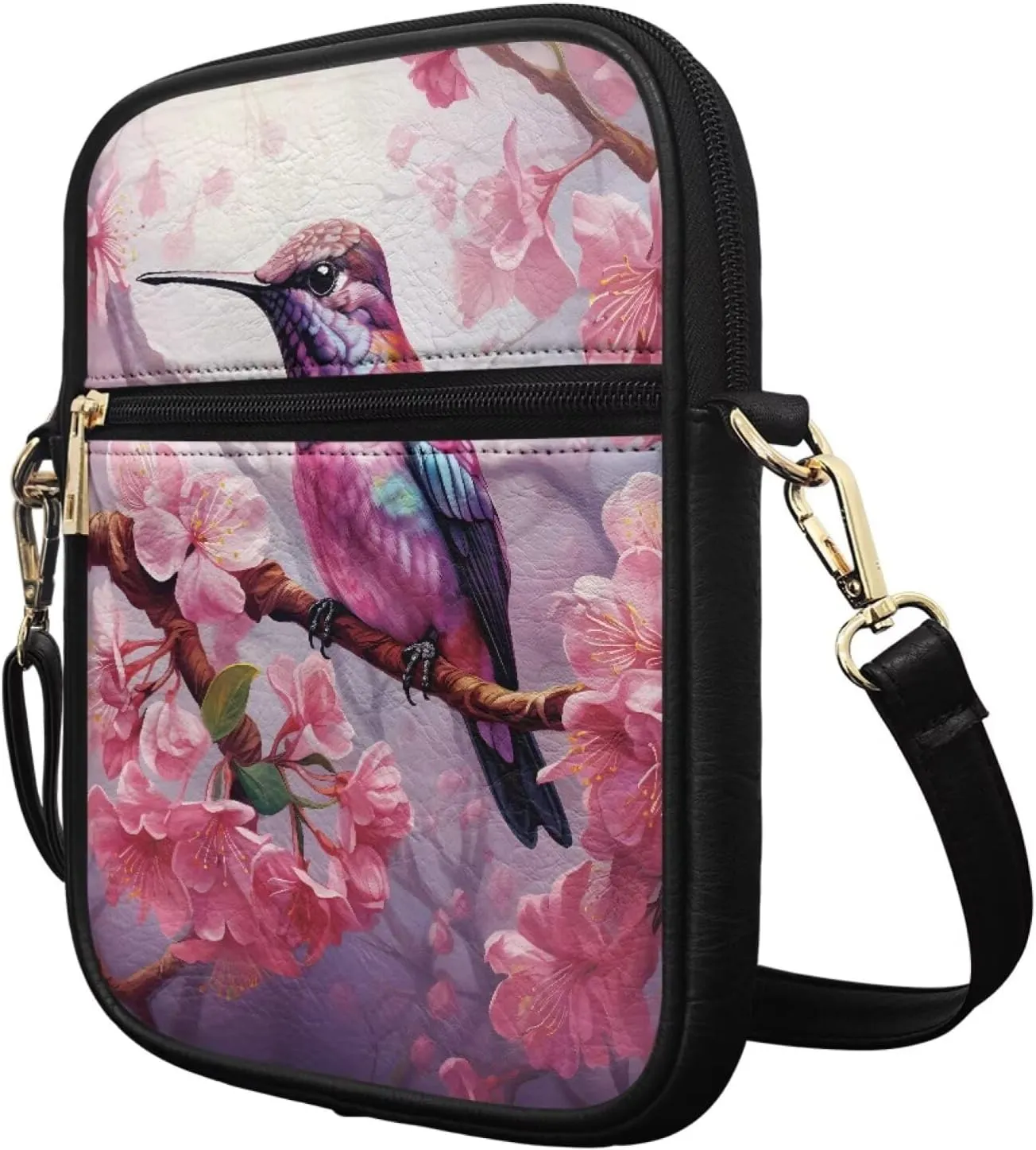 Crossbody Bag for Women Cell Phone Crossbody Hobo Purses Leather Small Crossbody Shoulder Bag