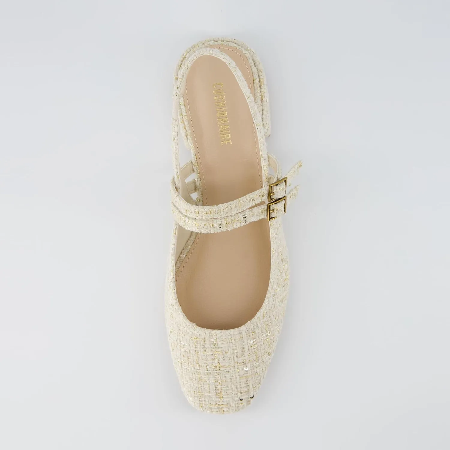 CUSHIONAIRE Women's Password Round Toe Mary Jane Dress Shoe  Memory Foam, Wide Widths Available