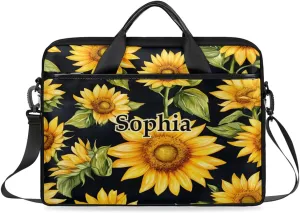 Custom-Laptop-Bag for-Adults Personalized Laptop-Shoulder-Bag with Name Computer-Bag Unicorn Work Bag