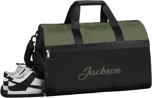 Custom Large Duffel Bags for Men Women Overnight Bags Adults Gym Duffel Bag for Training Soccer Swim Yoga Travel Dark Green