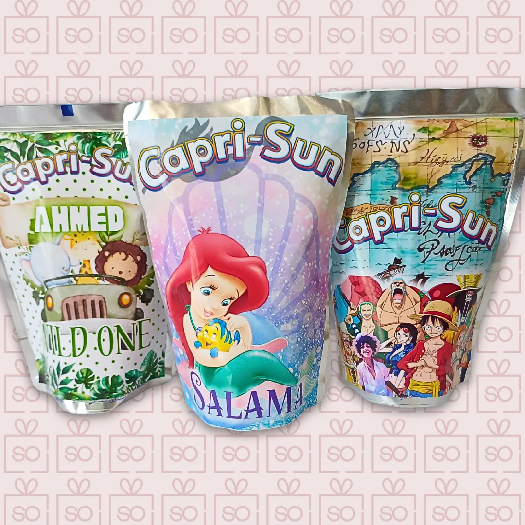 Customizable Capri-Sun Label