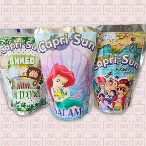 Customizable Capri-Sun Label