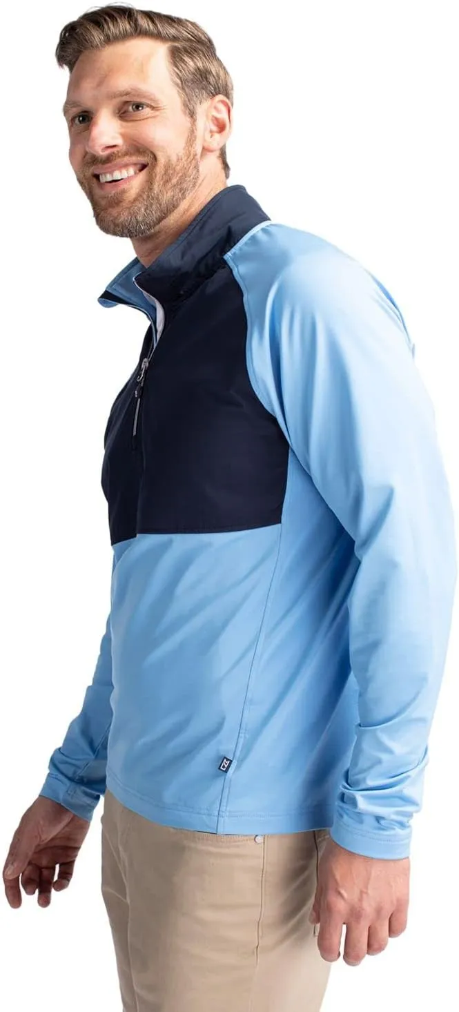 Cutter & Buck Adapt Eco Knit Hybrid Recycled Mens Quarter Zip