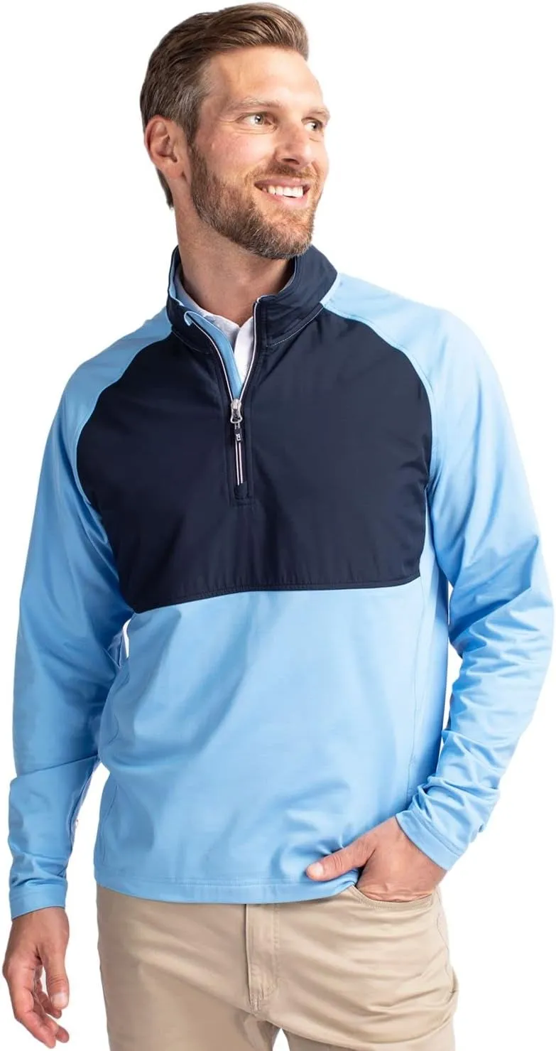 Cutter & Buck Adapt Eco Knit Hybrid Recycled Mens Quarter Zip
