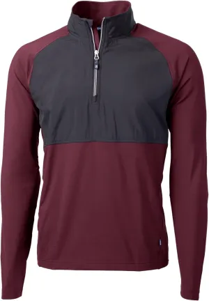 Cutter & Buck Adapt Eco Knit Hybrid Recycled Mens Quarter Zip