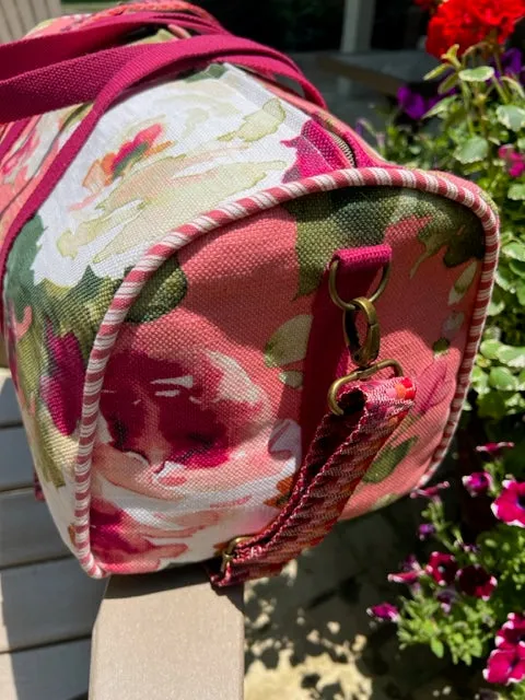 Dallas Duffel - Rosalinda Duffel Bag - Floral Duffel  - Travel Bag