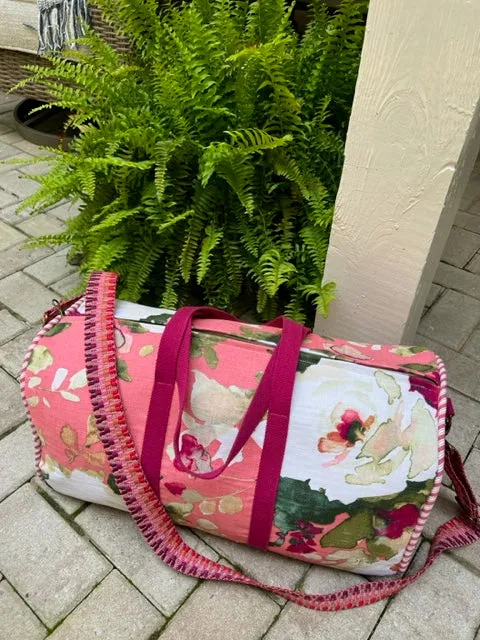 Dallas Duffel - Rosalinda Duffel Bag - Floral Duffel  - Travel Bag