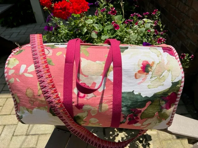 Dallas Duffel - Rosalinda Duffel Bag - Floral Duffel  - Travel Bag