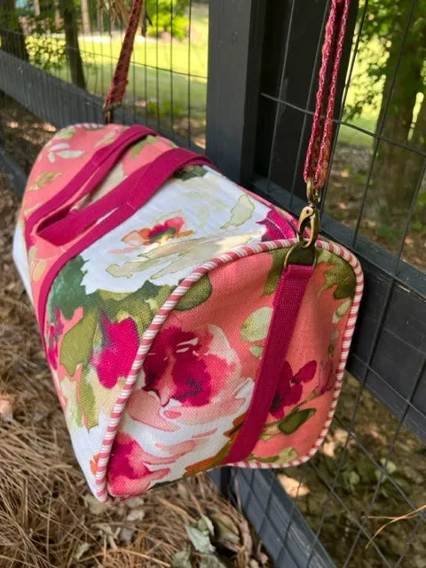 Dallas Duffel - Rosalinda Duffel Bag - Floral Duffel  - Travel Bag