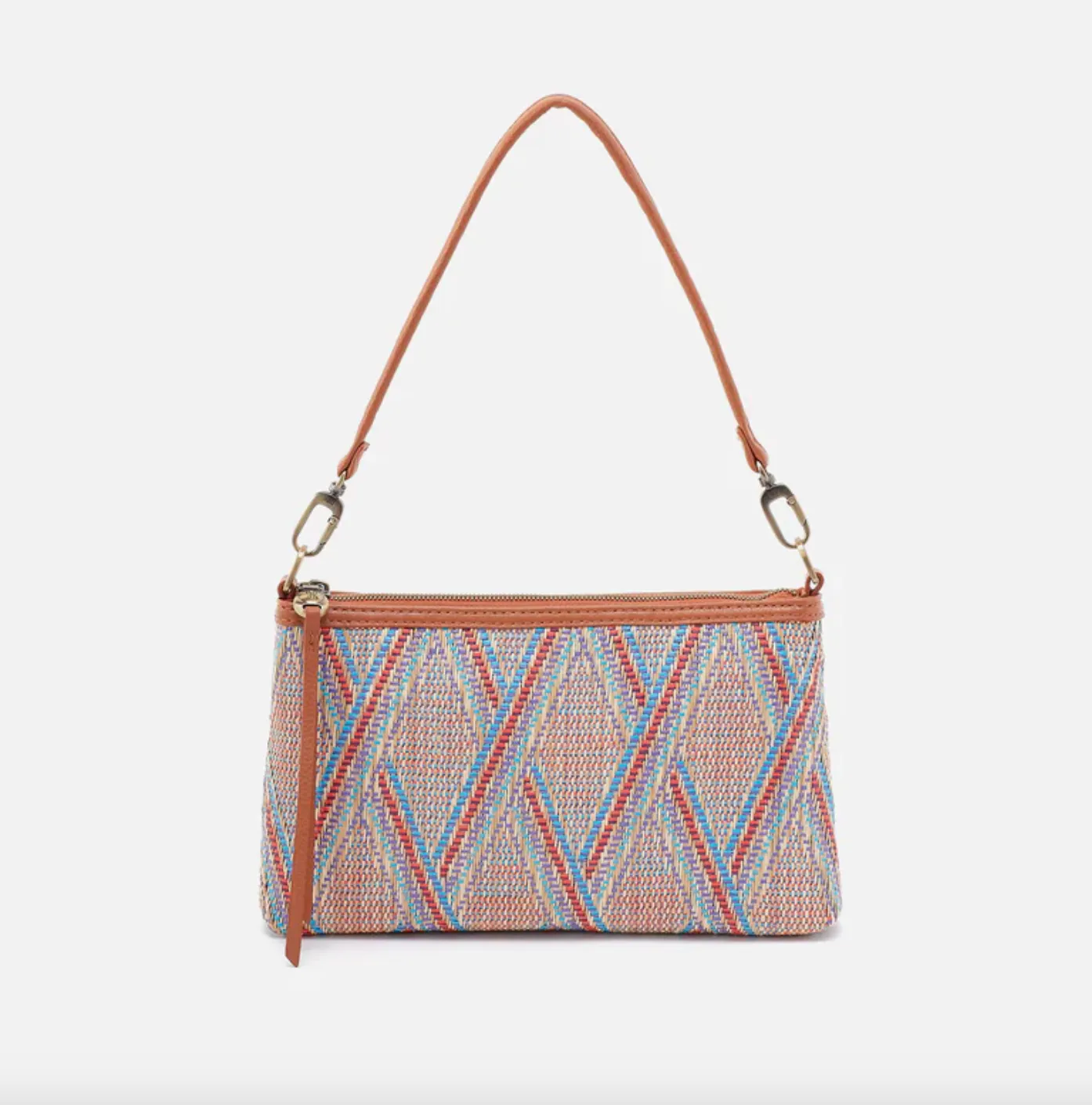 Darcy Crossbody | Multi Weave with Leather Trim