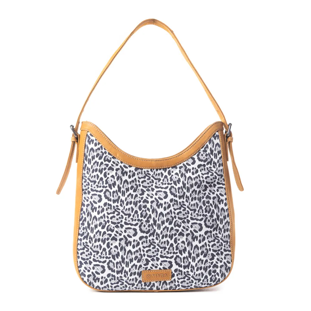 Desert Snow Leopard Leather Bag Variant Combo