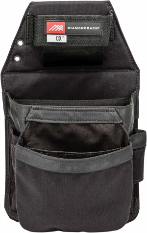 Diamondback Ox 2.0 Tool Pouch - Right-Sided Tool Belt Pouch - Ideal Carpenter & Electrician Tool Pouches for Tools, Punches & Fasteners