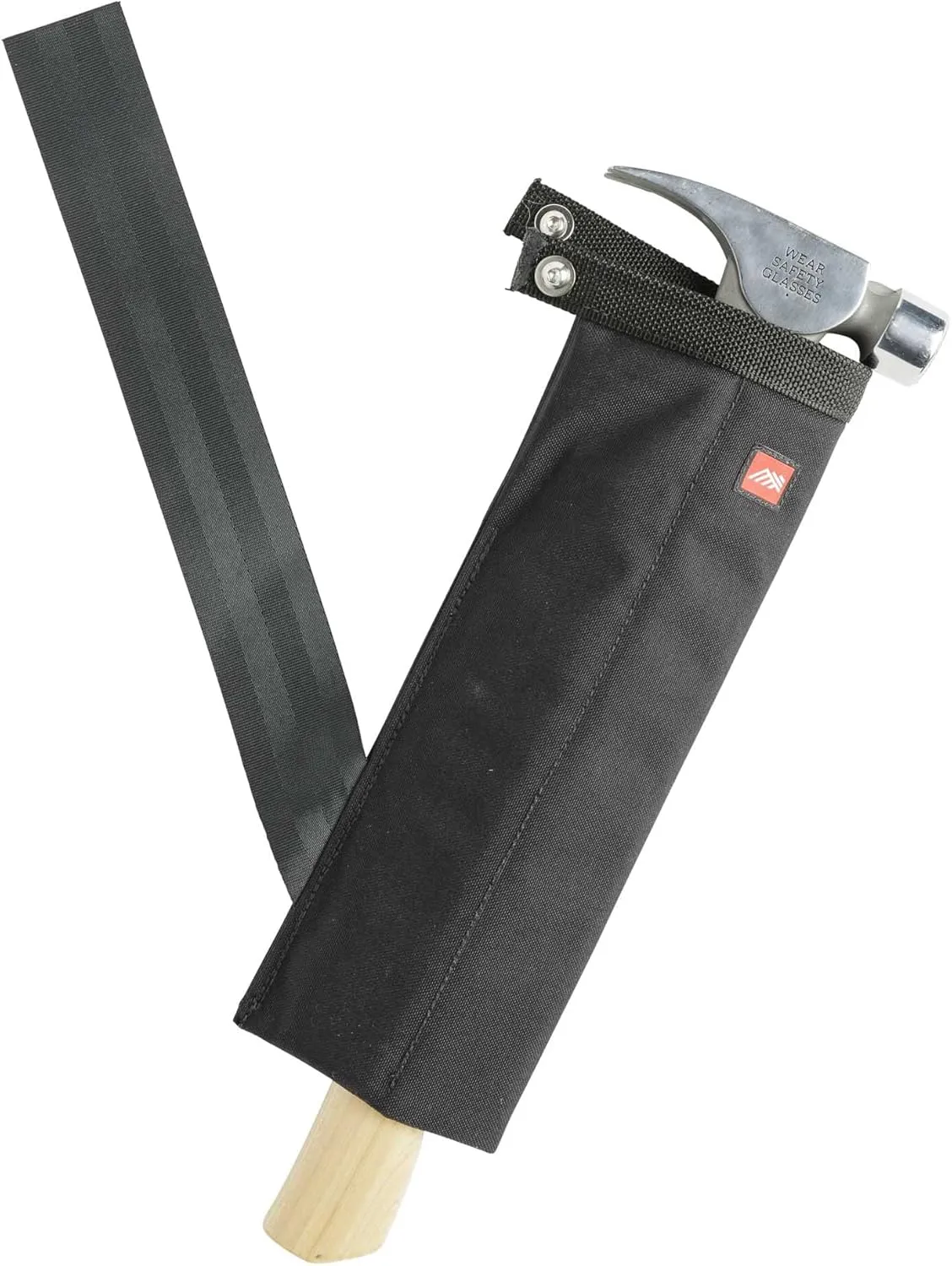 Diamondback Padded Hammer Holster for Tool Belt - Left or Right Handed Holder - 14"x6"x2.25" (Black)