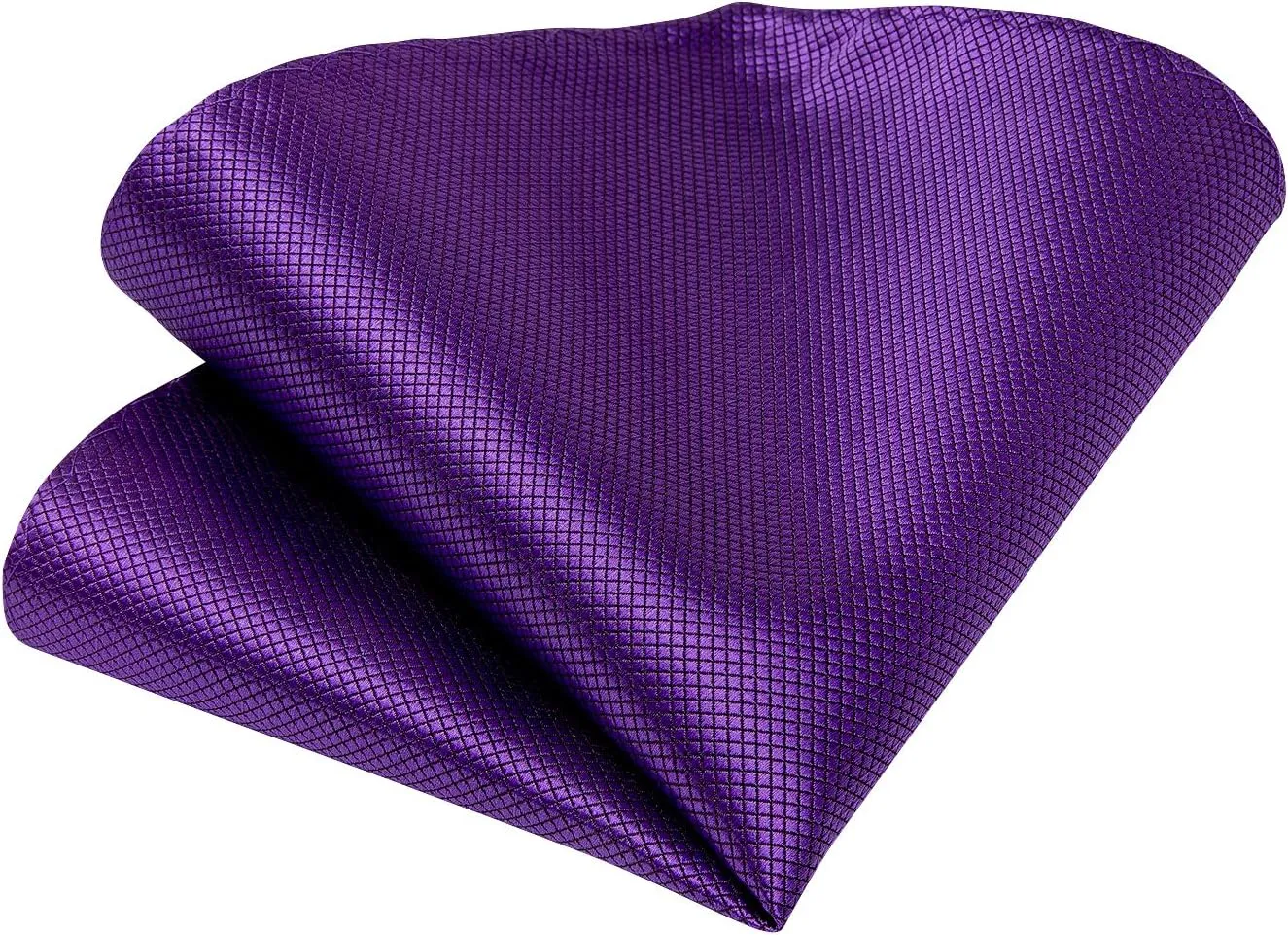 DiBanGu Mens Solid Color Tie and Pocket Square Set Woven Silk Plain Necktie & Handkerchief for Men Wedding Party Formal