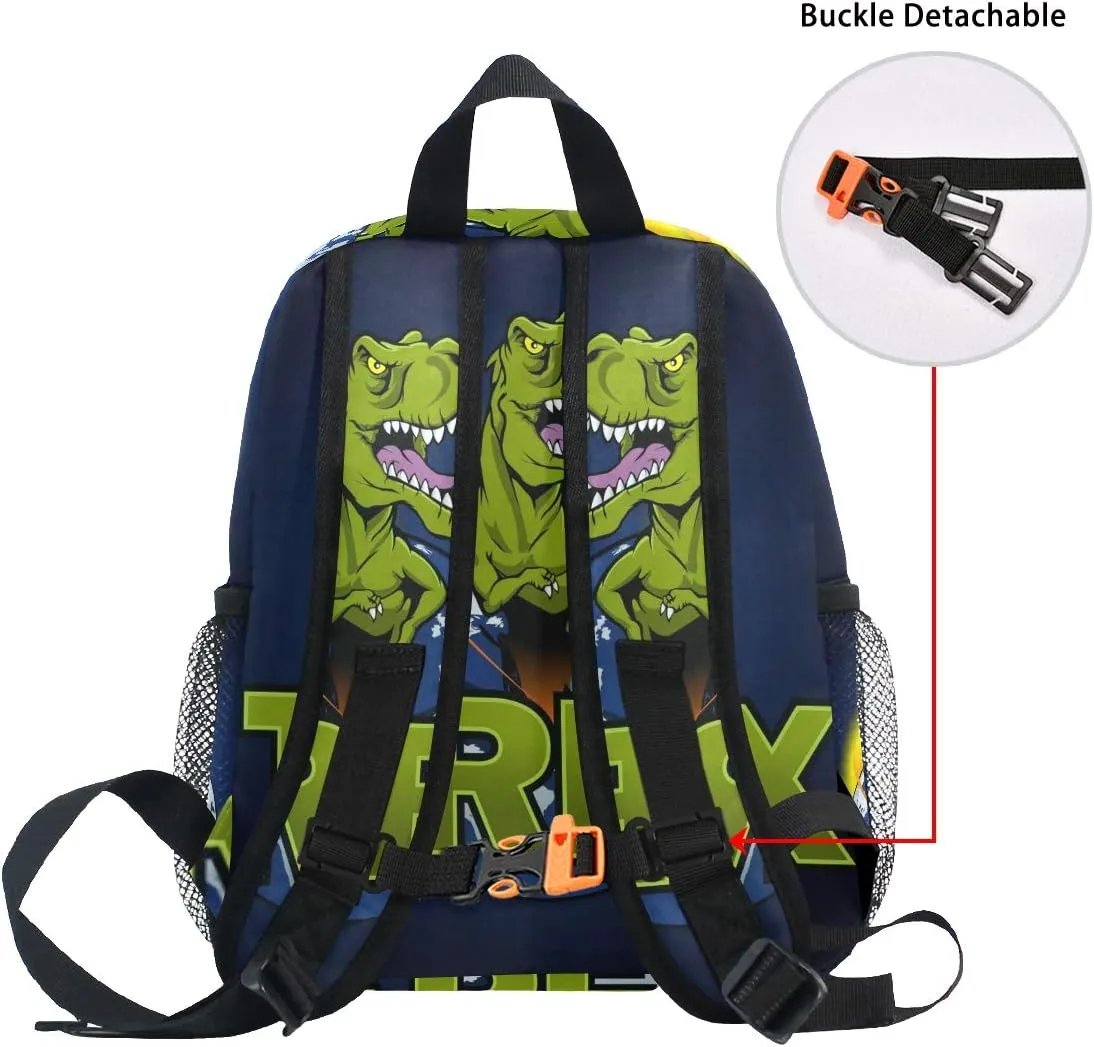 Dinosaur The Planet Toddler Backpack for Preschool Kids Boy Girls Age 3-7