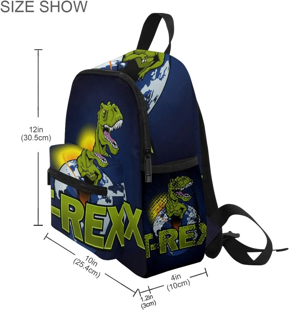Dinosaur The Planet Toddler Backpack for Preschool Kids Boy Girls Age 3-7