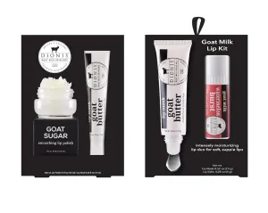 Dionis Lip Care Bundle – Original Sugar Scrub & Overnight Mask   Watermelon Lip Mask & Balm Kit with Goat Milk, Jojoba & Moringa Oils for Smooth, Hydrated Lips