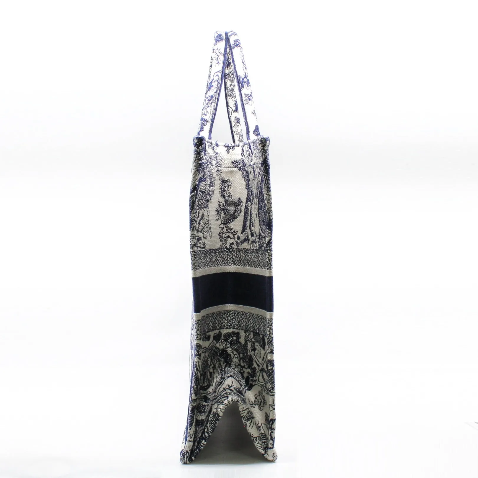 Dior Toile De Jouy Book Tote Large Blue Embroidery rrp5000