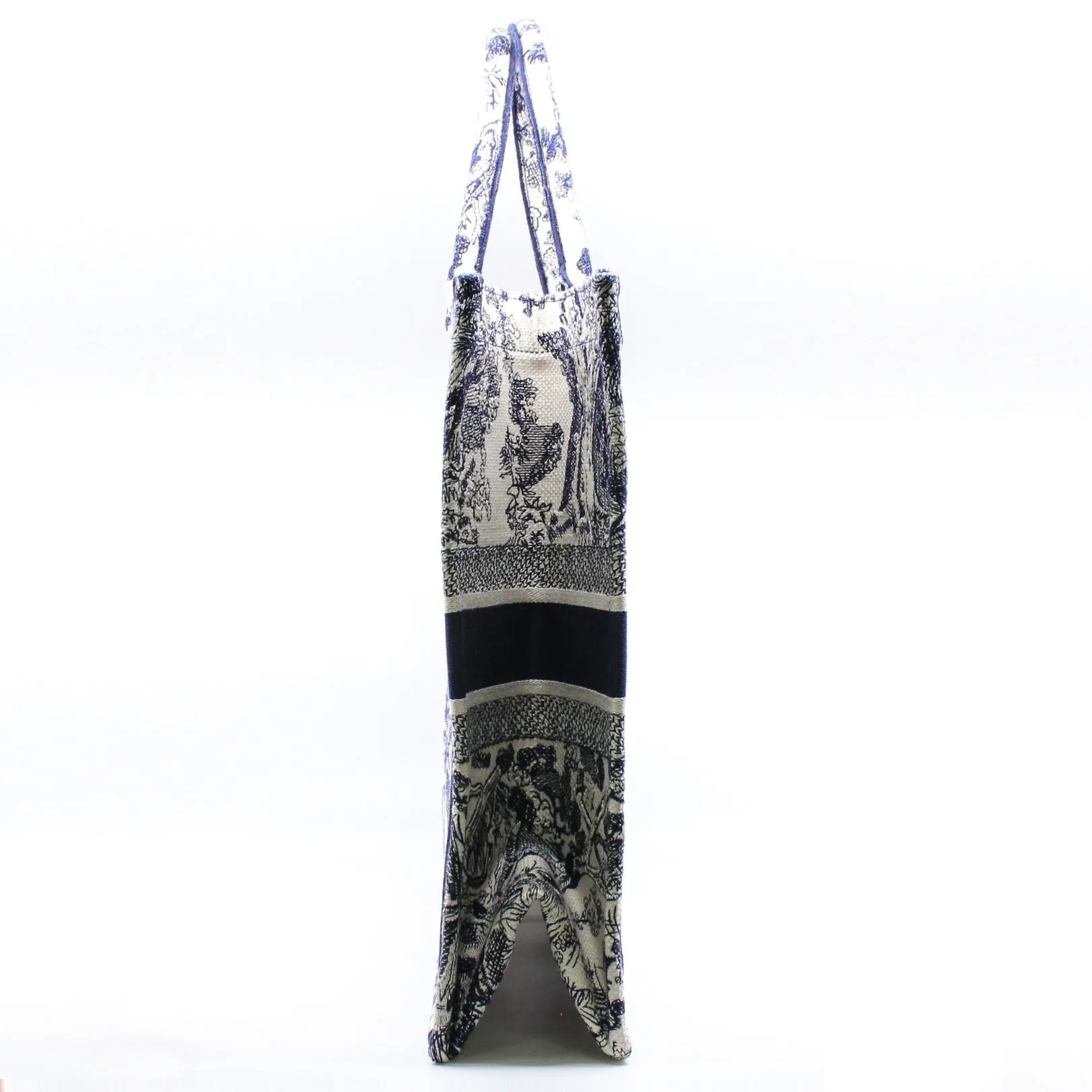 Dior Toile De Jouy Book Tote Large Blue Embroidery rrp5000